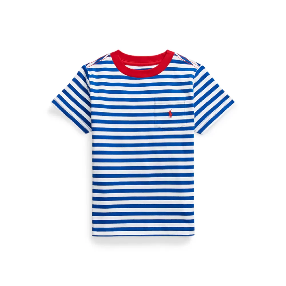 T-Shirts | Jungen 1½-6 Jahre>Ralph Lauren T-Shirts | Jungen 1½-6 Jahre Gestreiftes T-Shirt aus Baumwolljersey für Children | ® DE