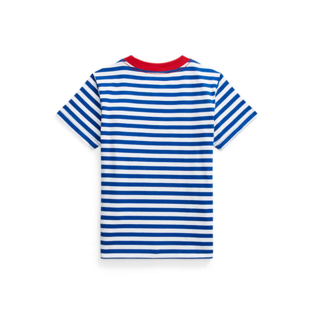 T-Shirts | Jungen 1½-6 Jahre>Ralph Lauren T-Shirts | Jungen 1½-6 Jahre Gestreiftes T-Shirt aus Baumwolljersey für Children | ® DE