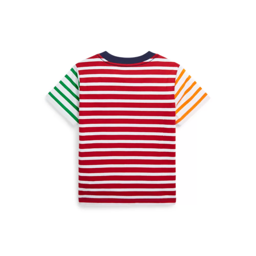 T-Shirts | Jungen 1½-6 Jahre>Ralph Lauren T-Shirts | Jungen 1½-6 Jahre Gestreiftes T-Shirt aus Baumwolljersey für Children | ® DE