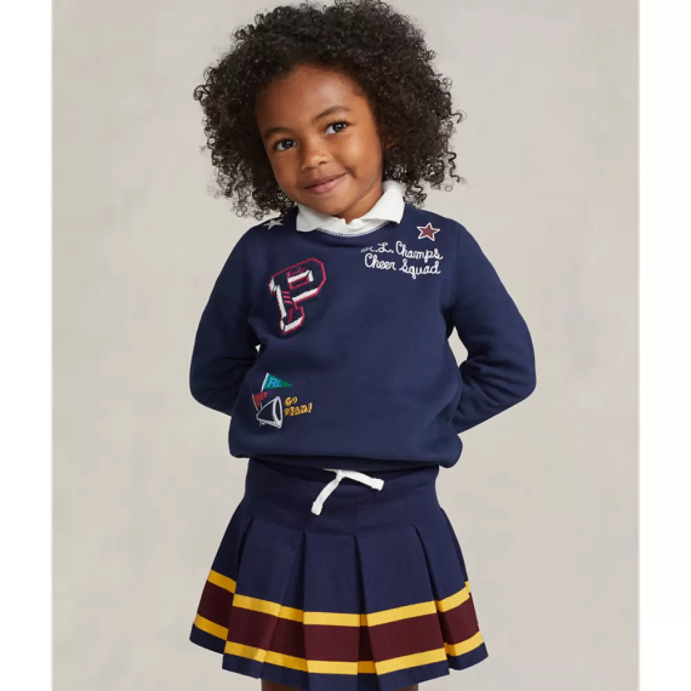 Sportbekleidung | Mädchen 1½-6½ Jahre>Ralph Lauren Sportbekleidung | Mädchen 1½-6½ Jahre Grafik-Sweatshirt aus Fleece für Children | ® DE