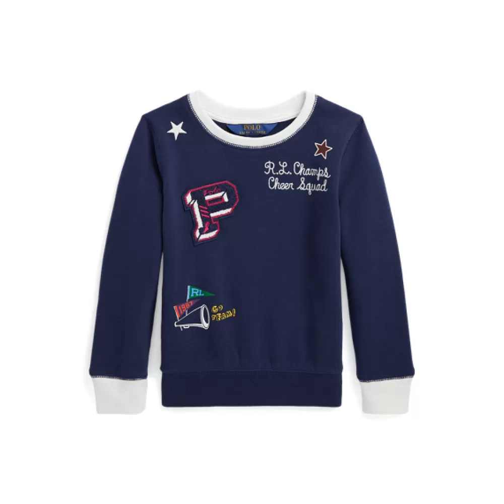 Sportbekleidung | Mädchen 1½-6½ Jahre>Ralph Lauren Sportbekleidung | Mädchen 1½-6½ Jahre Grafik-Sweatshirt aus Fleece für Children | ® DE