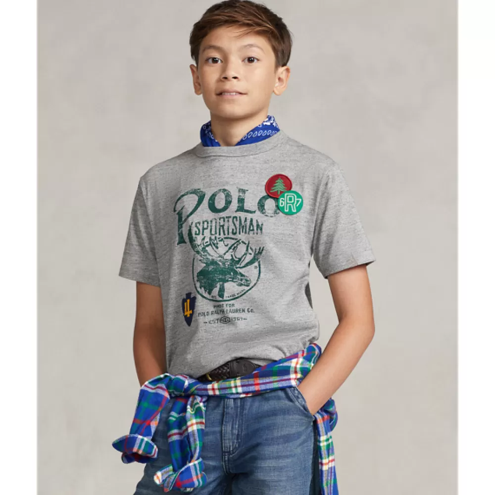 T-Shirts>Ralph Lauren T-Shirts Grafik-T-Shirt aus Baumwolljersey für Children | ® DE