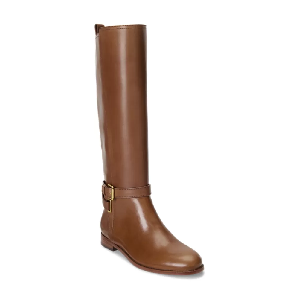 Stiefel>Ralph Lauren Stiefel Hoher Lederstiefel Blayke für Women | ® DE