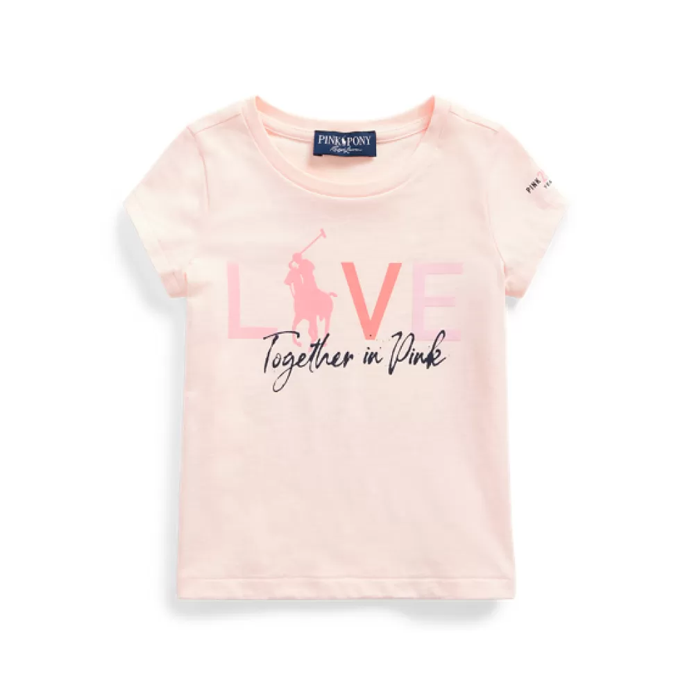 T-Shirts Und Sweatshirts>Ralph Lauren T-Shirts Und Sweatshirts Jersey-T-Shirt mit Pink Pony für Children | ® DE