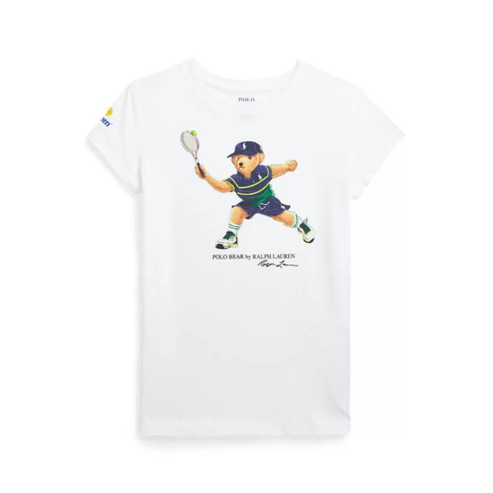 T-Shirts Und Sweatshirts>Ralph Lauren T-Shirts Und Sweatshirts Jersey-T-Shirt US Open mit Polo Bear für Children | ® DE