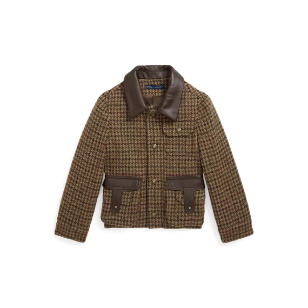 Jacken Und Mäntel>Ralph Lauren Jacken Und Mäntel Karierte Wolljacke für Children | ® DE