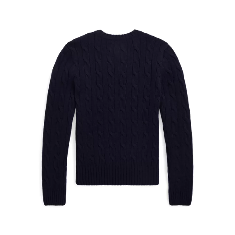 Pullover Und Strickjacken | Mädchen 7-14 Jahre>Ralph Lauren Pullover Und Strickjacken | Mädchen 7-14 Jahre Kaschmirpullover mit Zopfmuster für Children | ® DE