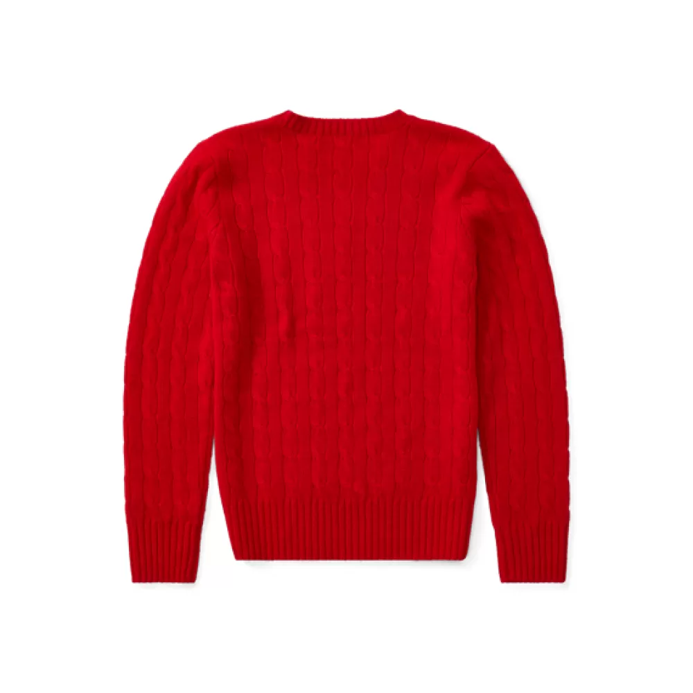 Pullover Und Strickjacken>Ralph Lauren Pullover Und Strickjacken Kaschmirpullover mit Zopfmuster für Children | ® DE