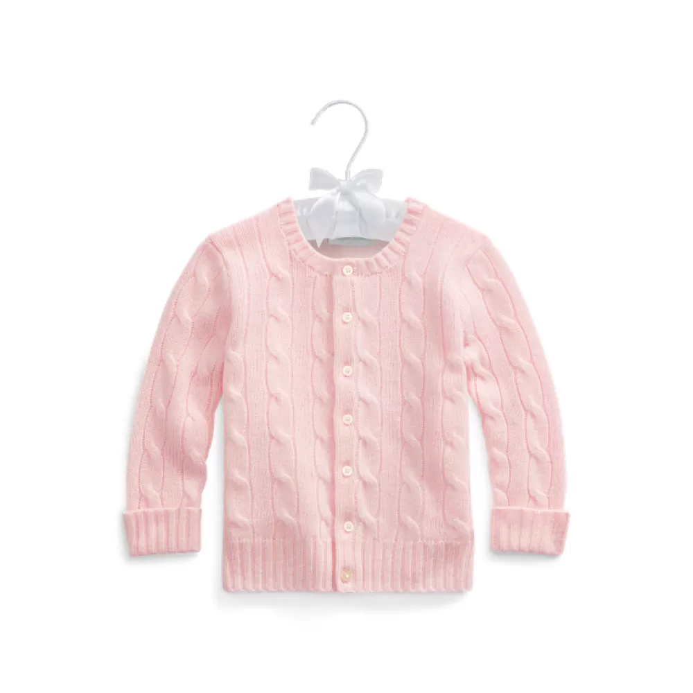 Neuheiten | Grundausstattung Für Neugeborene>Ralph Lauren Neuheiten | Grundausstattung Für Neugeborene Kaschmirstrickjacke mit Zopfmuster für Baby | ® DE