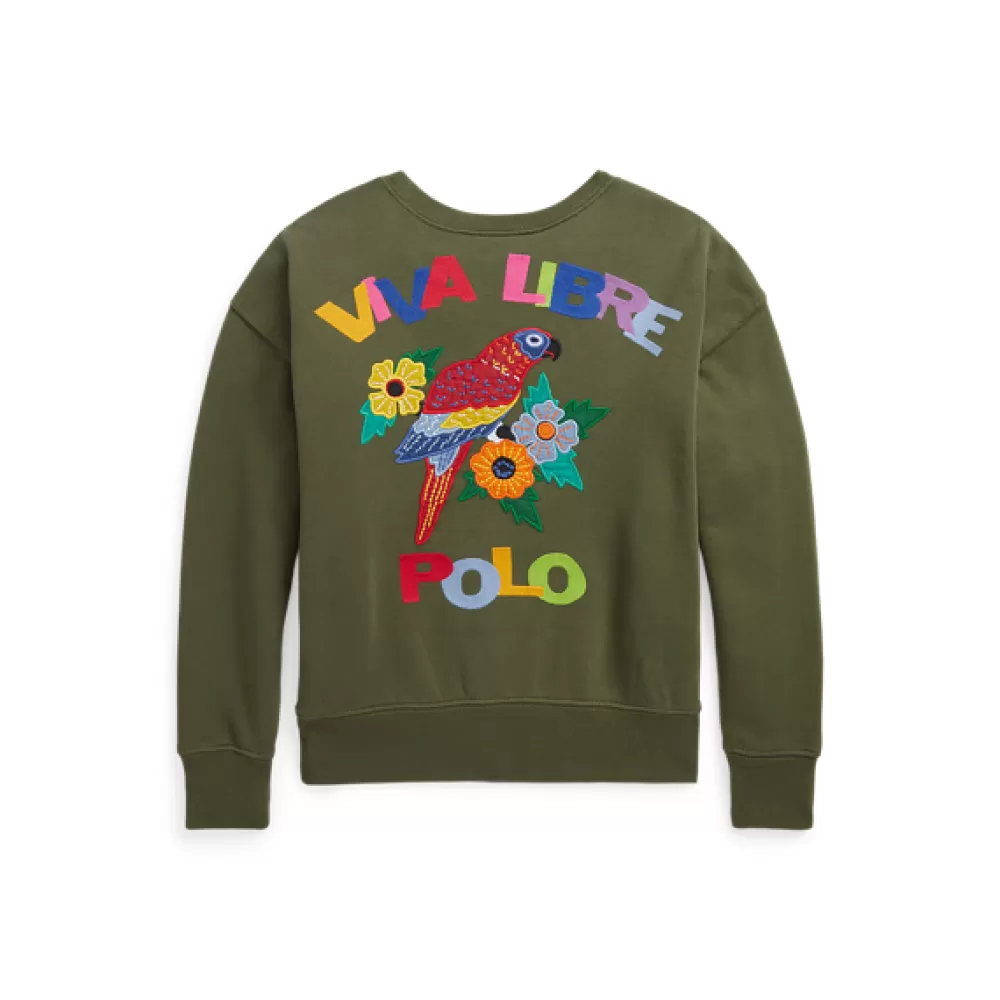 T-Shirts Und Sweatshirts>Ralph Lauren T-Shirts Und Sweatshirts Kastenförmiges Sweatshirt mit Papagei für Children | ® DE