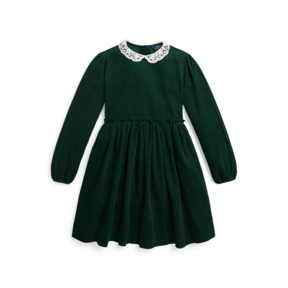 Mädchen 7-14 Jahre>Ralph Lauren Mädchen 7-14 Jahre Kleid aus Baumwollkordsamt für Children | ® DE