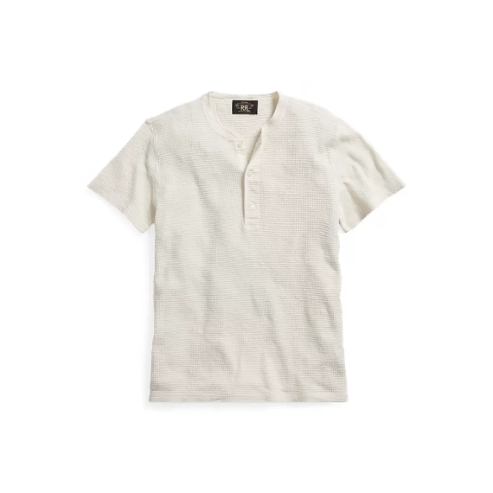 T-Shirts>Ralph Lauren T-Shirts Kurzärmliges Waffelpiqué-Henley für Men | ® DE