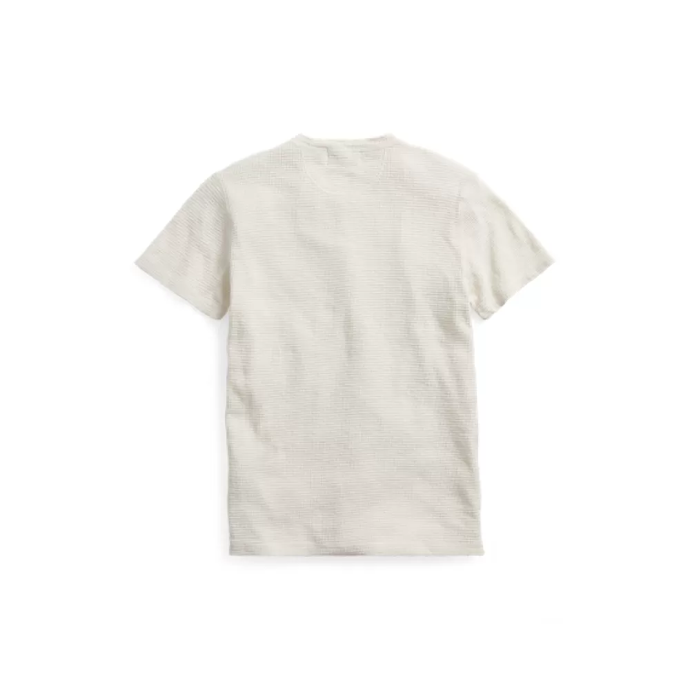 T-Shirts>Ralph Lauren T-Shirts Kurzärmliges Waffelpiqué-Henley für Men | ® DE