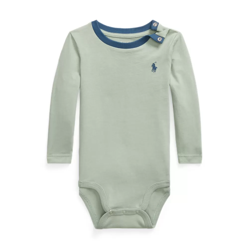 Bodys & Strampler>Ralph Lauren Bodys & Strampler Langarm-Babybody aus Baumwolljersey für Baby | ® DE