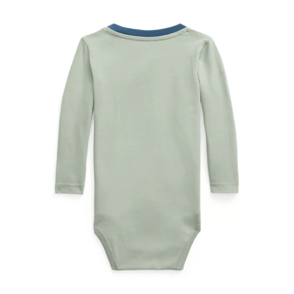 Bodys & Strampler>Ralph Lauren Bodys & Strampler Langarm-Babybody aus Baumwolljersey für Baby | ® DE