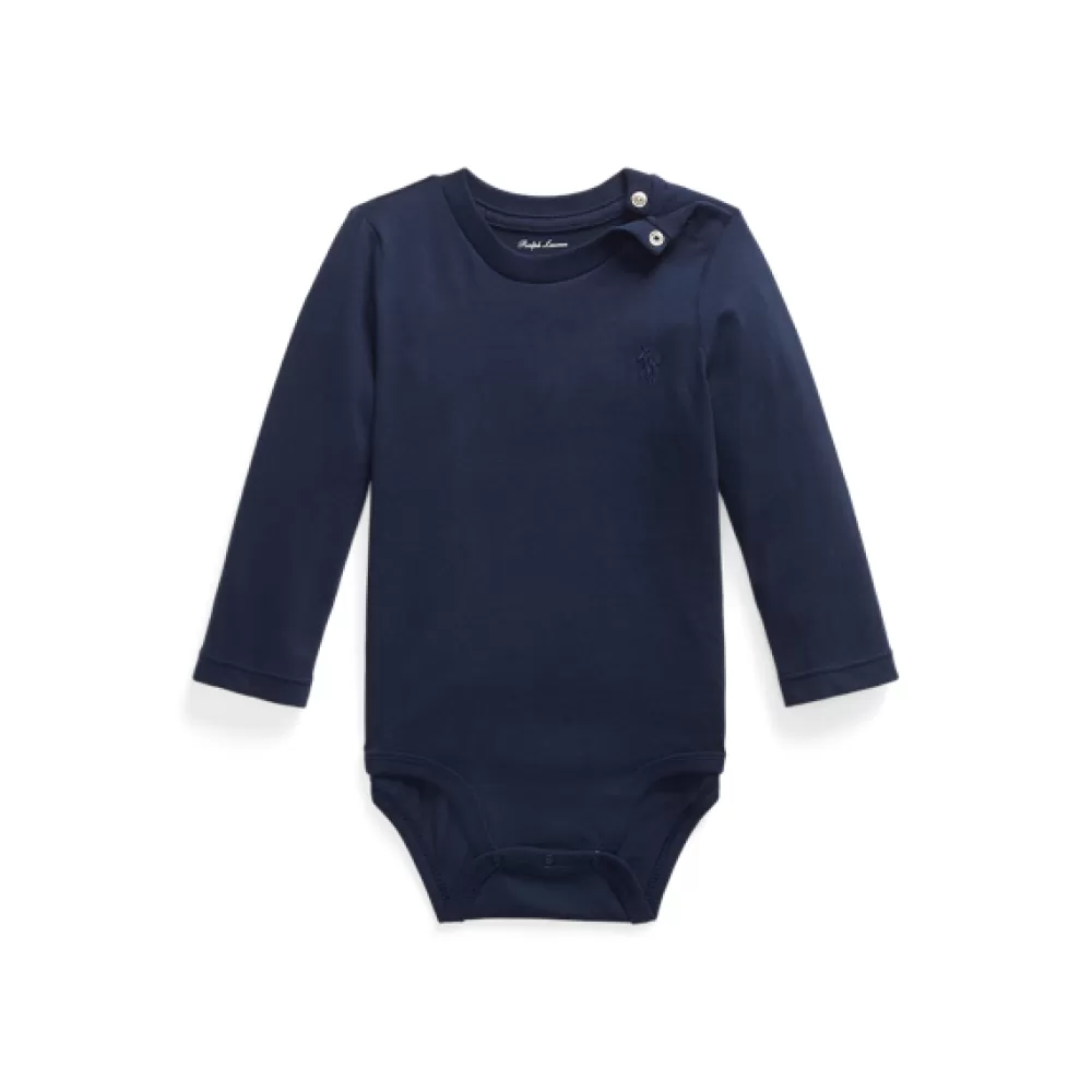 Bodys & Strampler>Ralph Lauren Bodys & Strampler Langarm-Babybody aus Baumwolljersey für Baby | ® DE