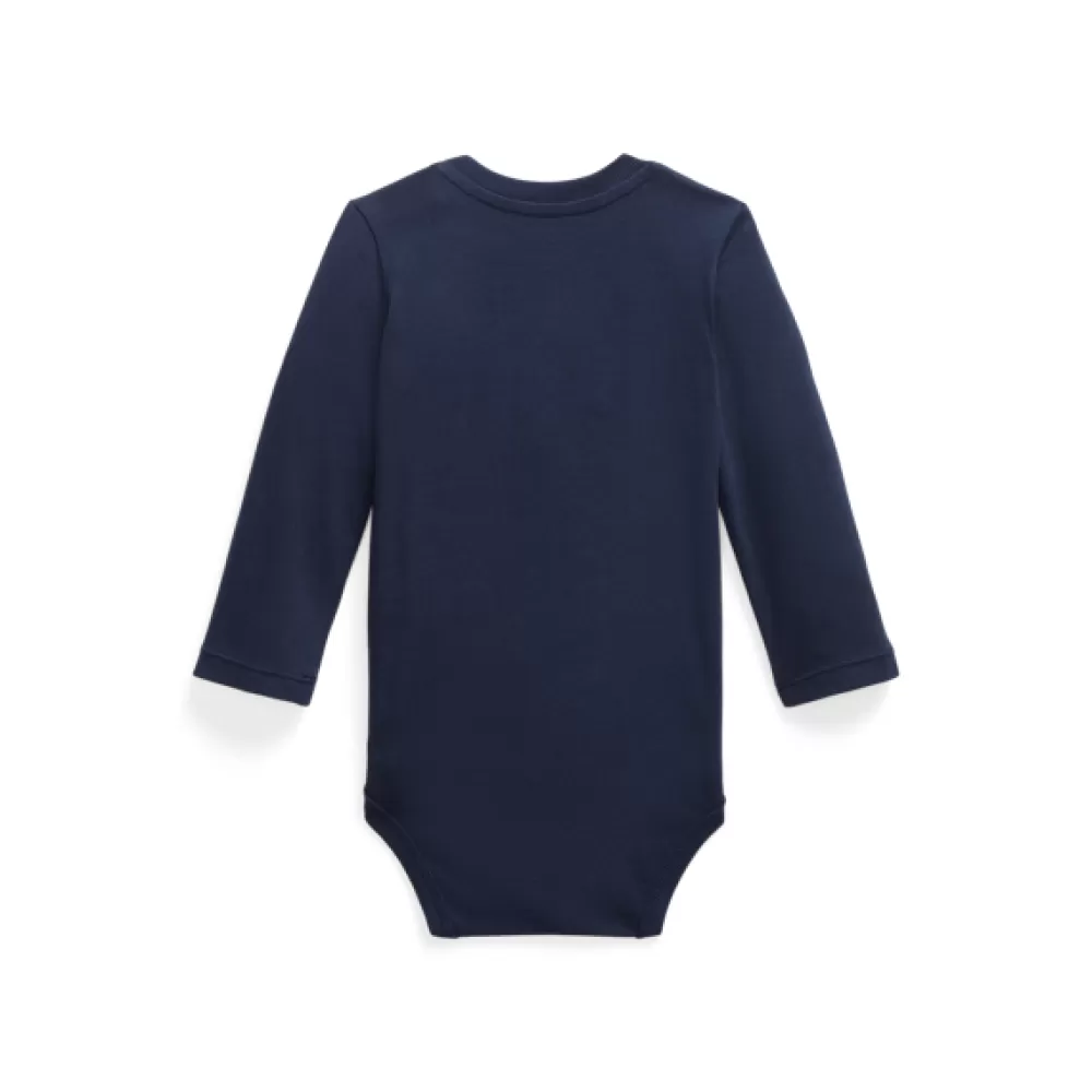 Bodys & Strampler>Ralph Lauren Bodys & Strampler Langarm-Babybody aus Baumwolljersey für Baby | ® DE