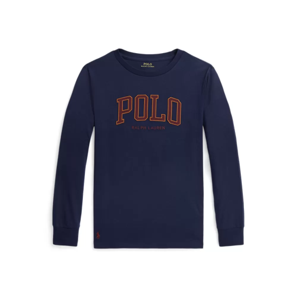 T-Shirts>Ralph Lauren T-Shirts Langarmoberteil aus Baumwolljersey für Children | ® DE