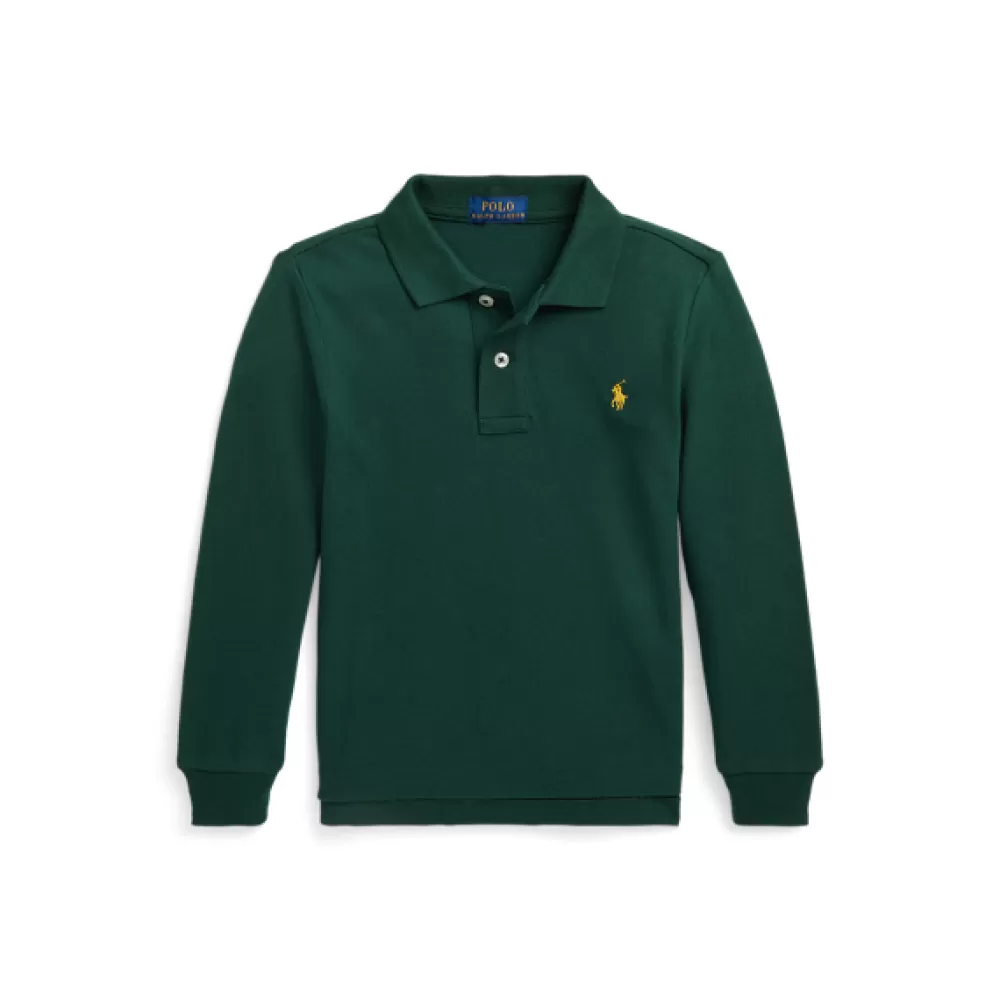 Poloshirts>Ralph Lauren Poloshirts Langarm-Poloshirt aus Baumwollpiqué für Children | ® DE