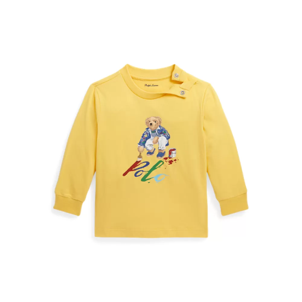 T-Shirts & Sweatshirts | Baby | Neuheiten>Ralph Lauren T-Shirts & Sweatshirts | Baby | Neuheiten Langarm-T-Shirt mit Polo Bear für Baby | ® DE