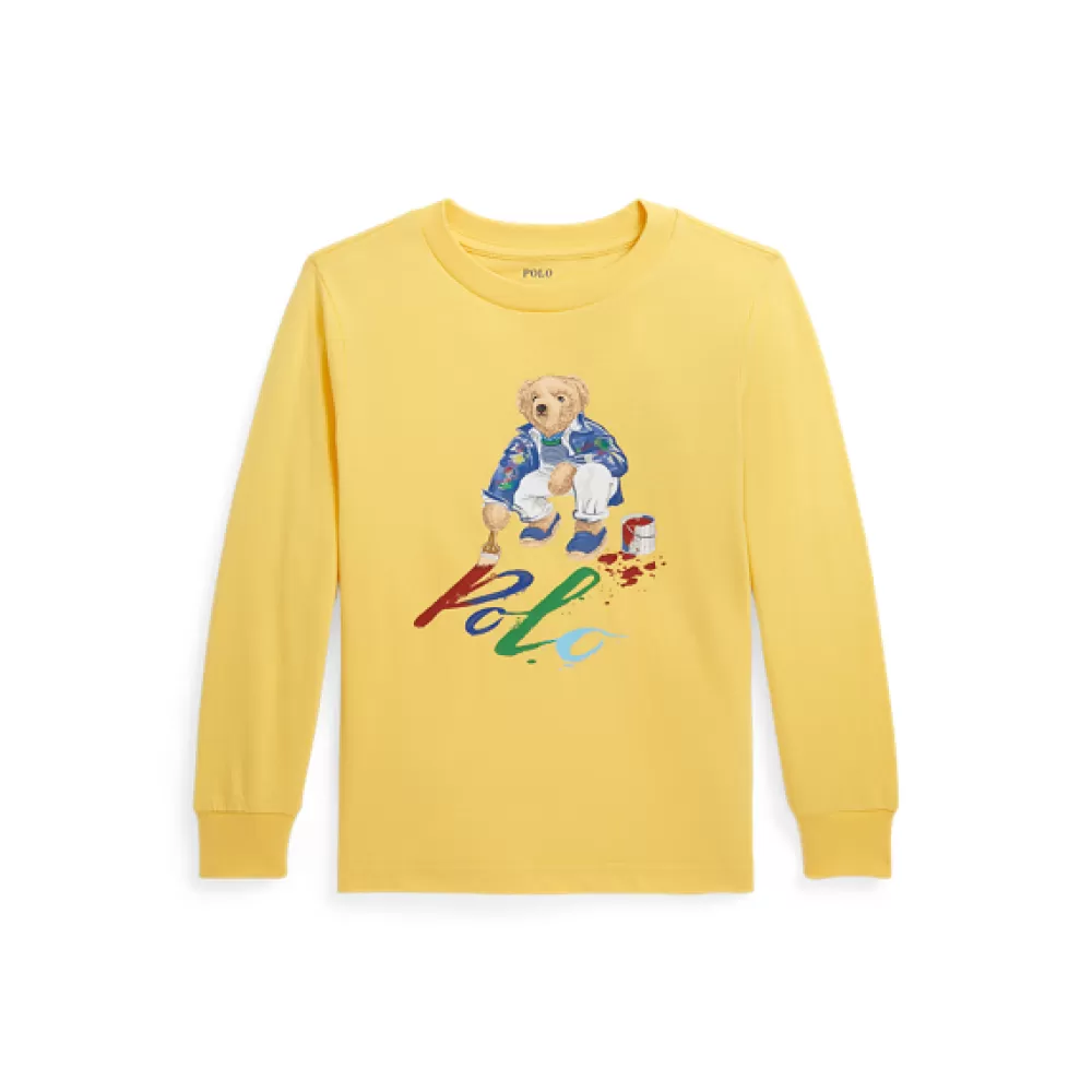 Jungen | T-Shirts>Ralph Lauren Jungen | T-Shirts Langarm-T-Shirt mit Polo Bear für Children | ® DE