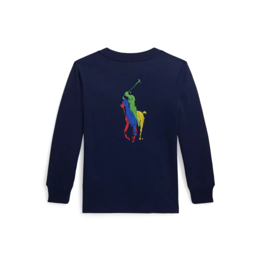 T-Shirts | Jungen 1½-6 Jahre>Ralph Lauren T-Shirts | Jungen 1½-6 Jahre Langärmliges Baumwoll-T-Shirt mit Logo für Children | ® DE