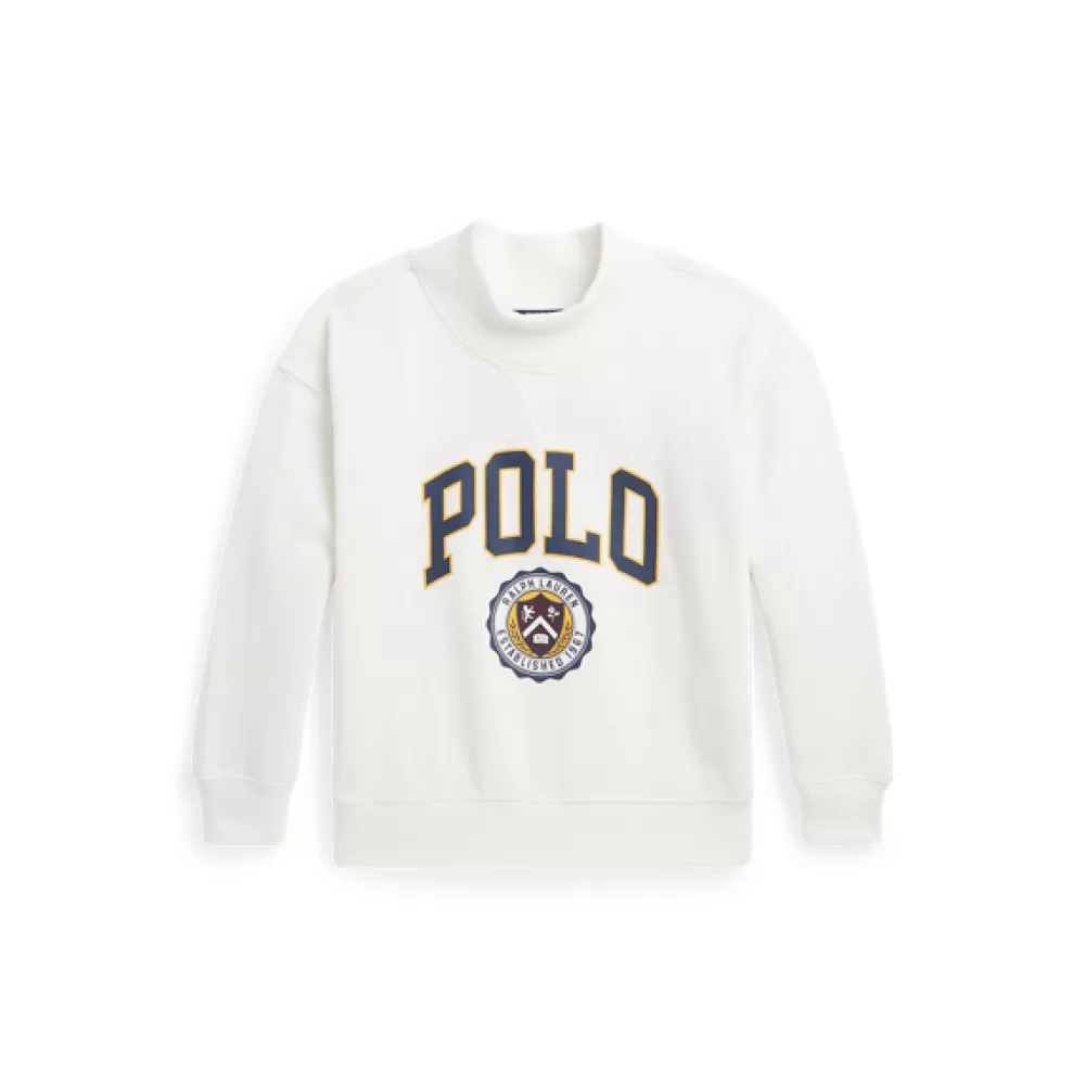 Sportbekleidung | Mädchen 1½-6½ Jahre>Ralph Lauren Sportbekleidung | Mädchen 1½-6½ Jahre Logo-Sweatshirt mit Halbrollkragen für Children | ® DE