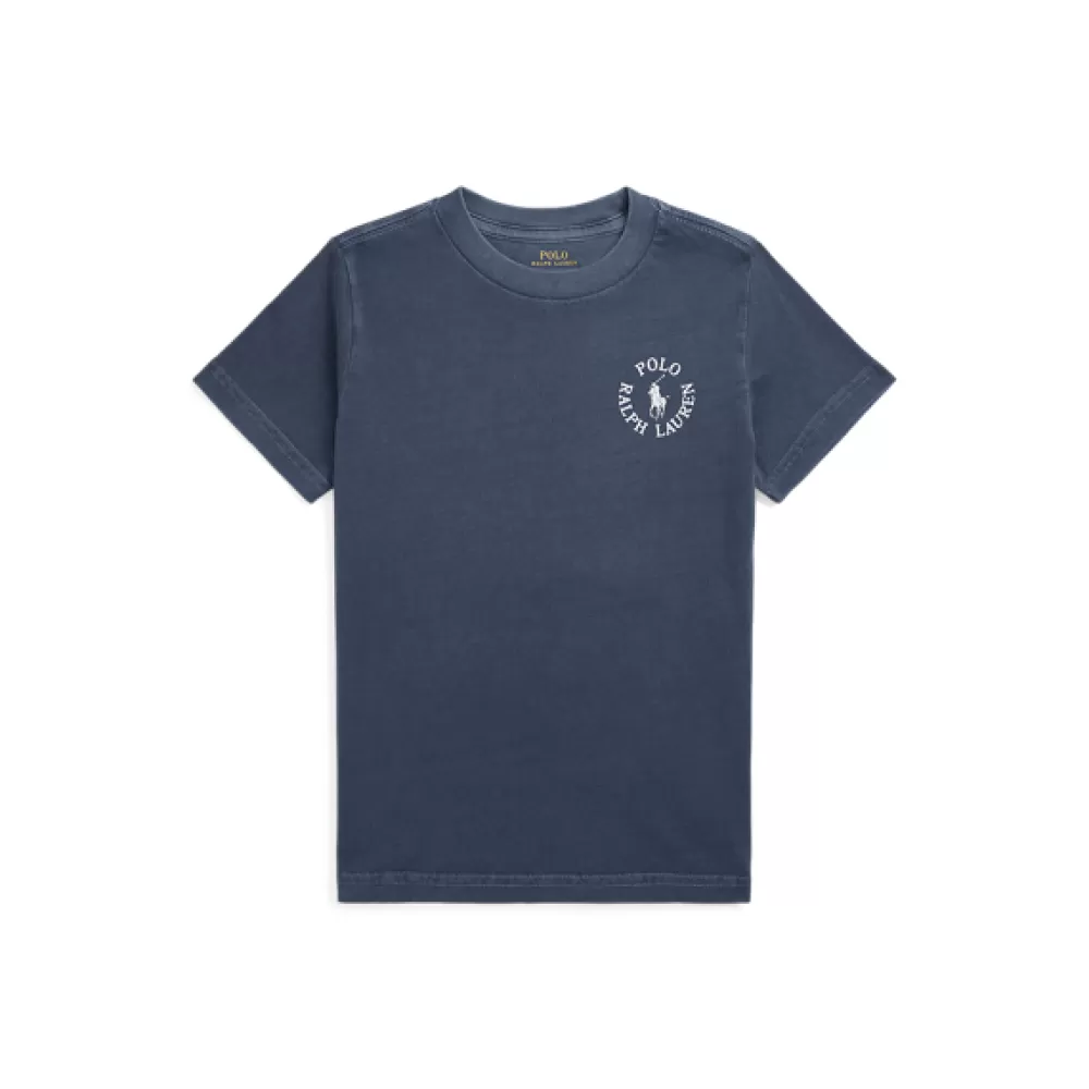 T-Shirts>Ralph Lauren T-Shirts Logo-T-Shirt aus Baumwolljersey für Children | ® DE