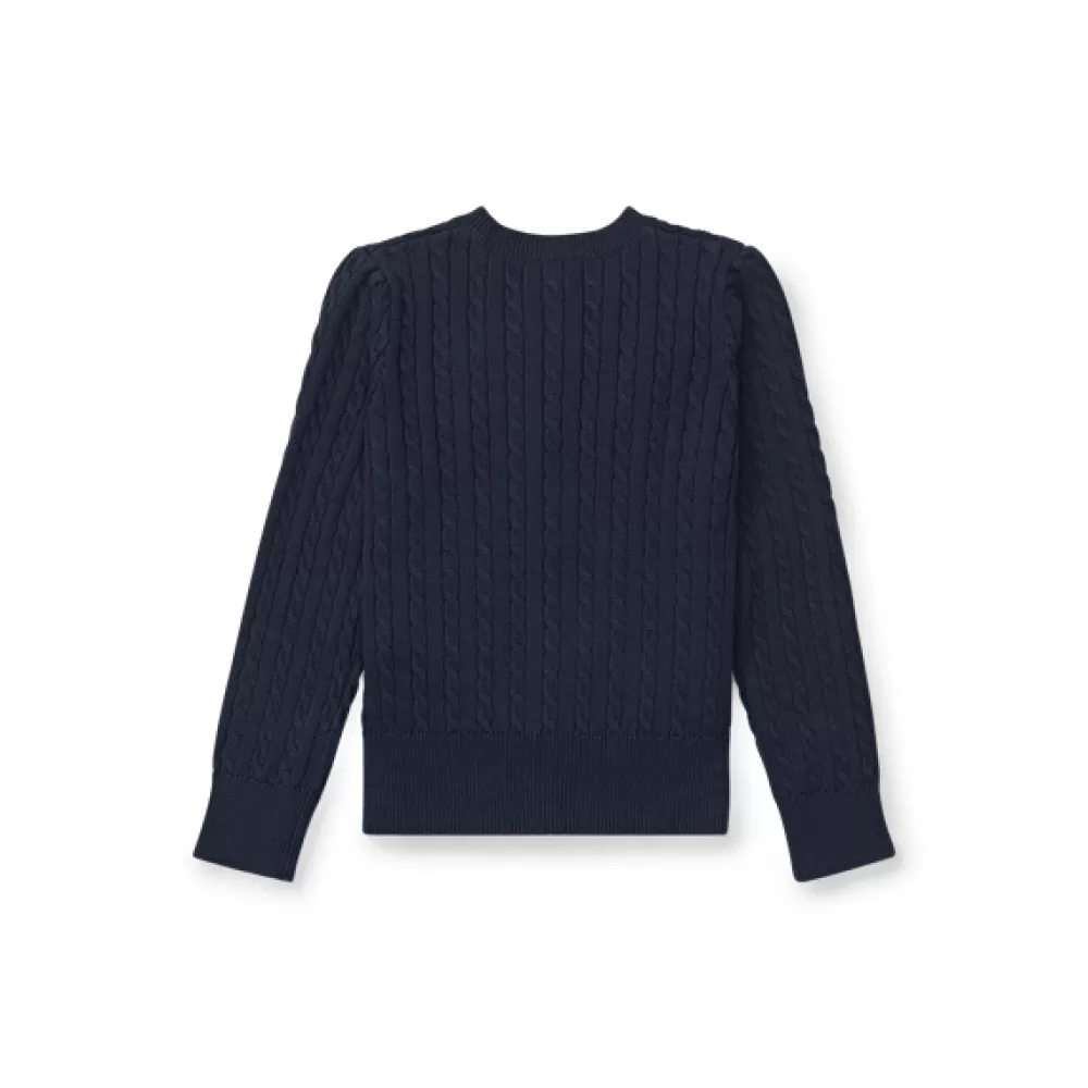 Pullover Und Strickjacken>Ralph Lauren Pullover Und Strickjacken Mini-Cable Cotton Cardigan | DE