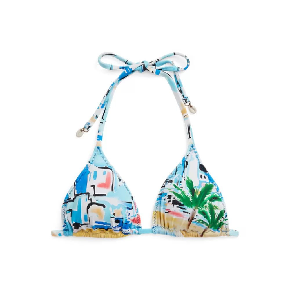 Bade- Und Strandmode>Ralph Lauren Bade- Und Strandmode Neckholder-Bikinitop mit Tropenmuster für Women | ® DE