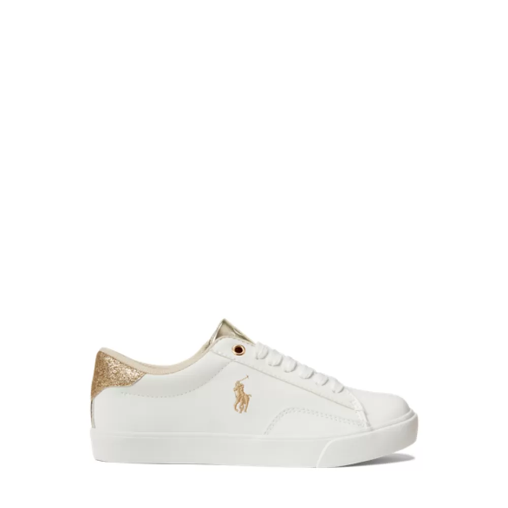 Schuhe>Ralph Lauren Schuhe Niedriger Kunstleder-Sneaker Theron V für Baby | ® DE