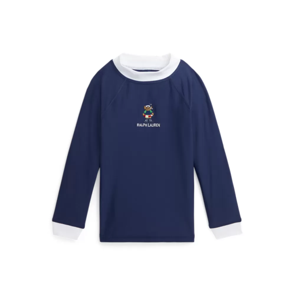 Jungen | Bademode>Ralph Lauren Jungen | Bademode Performance-Rashguard mit Polo Bear für Children | ® DE