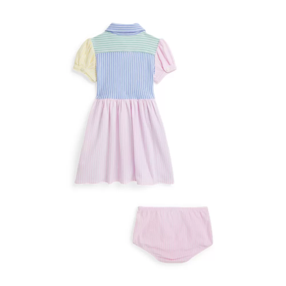 Kleider Und Bodys>Ralph Lauren Kleider Und Bodys Piqué-Hemdkleid mit Höschen für Baby | ® DE