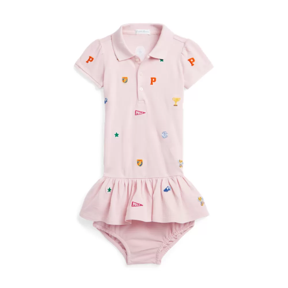 Kleider Und Bodys>Ralph Lauren Kleider Und Bodys Piqué-Polokleid mit Höschen für Baby | ® DE