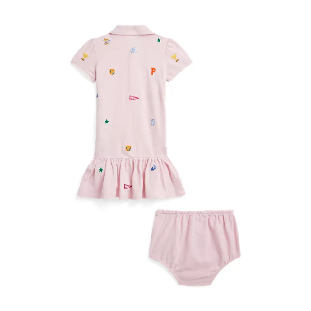 Kleider Und Bodys>Ralph Lauren Kleider Und Bodys Piqué-Polokleid mit Höschen für Baby | ® DE