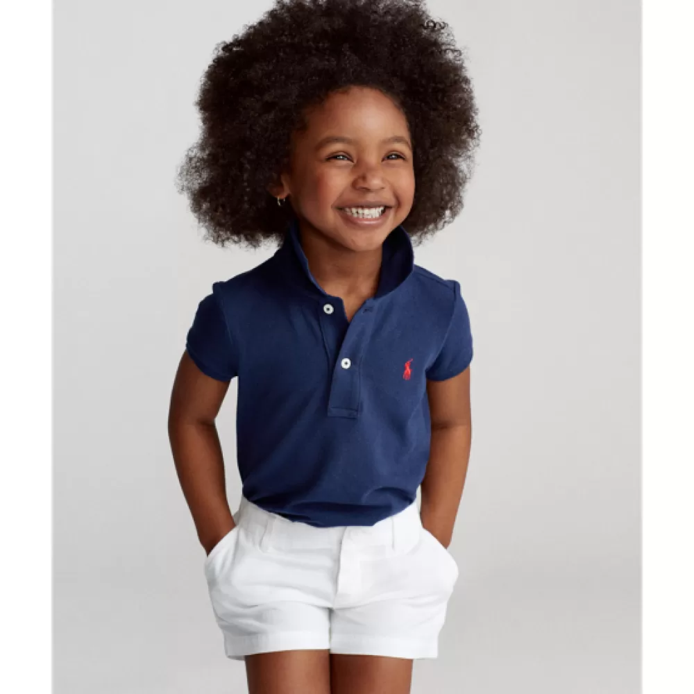 Mädchen 1½-6½ Jahre>Ralph Lauren Mädchen 1½-6½ Jahre Poloshirt aus Baumwollpiqué für Children | ® DE