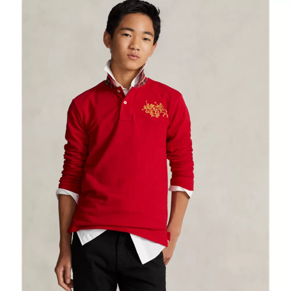 Poloshirts>Ralph Lauren Poloshirts Poloshirt Lunar New Year mit Pony für Children | ® DE