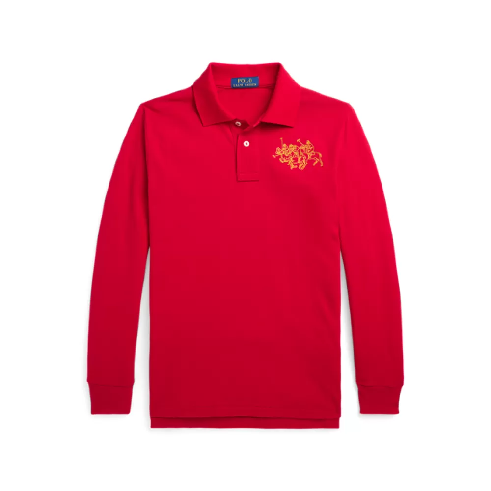 Poloshirts>Ralph Lauren Poloshirts Poloshirt Lunar New Year mit Pony für Children | ® DE