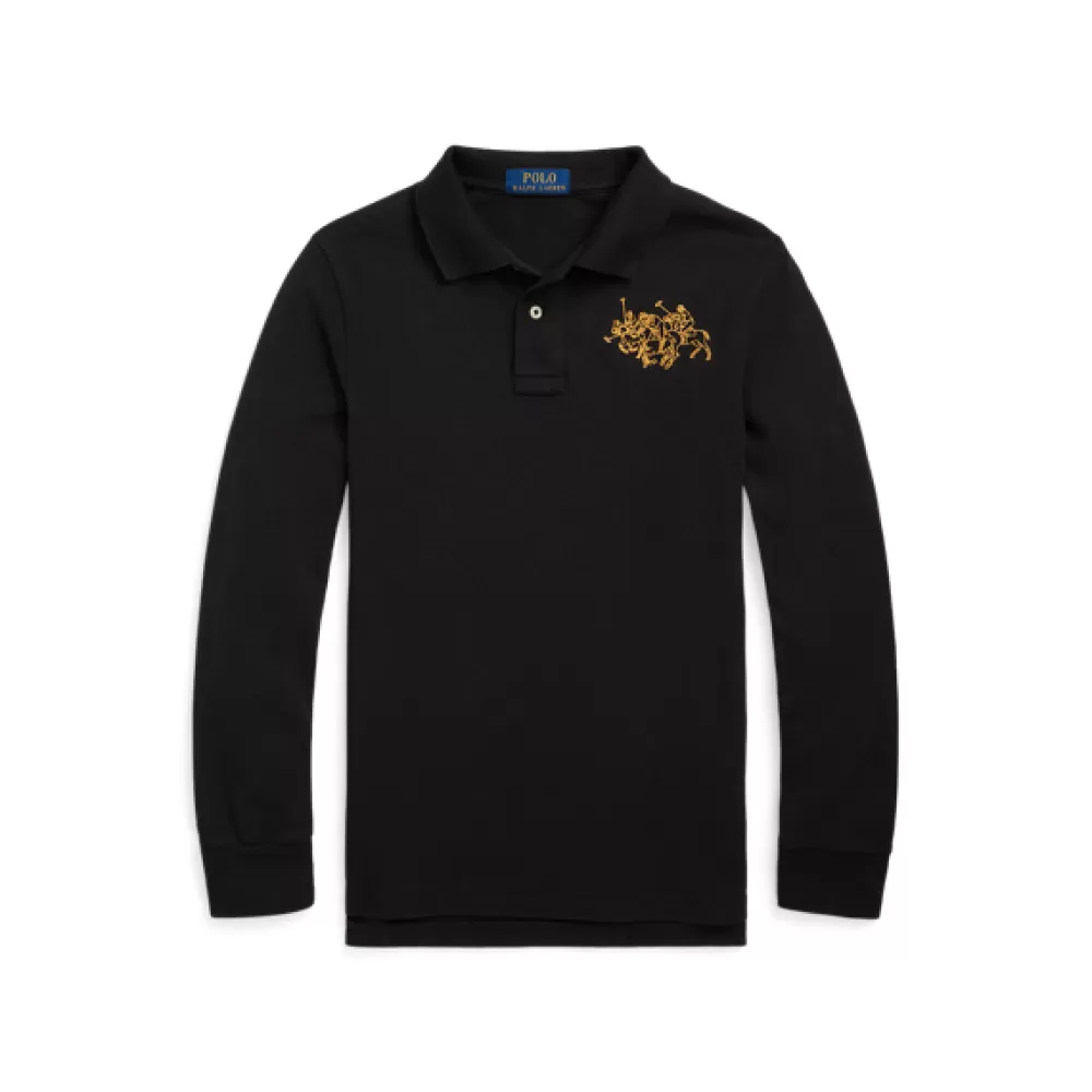 Poloshirts>Ralph Lauren Poloshirts Poloshirt Lunar New Year mit Pony für Children | ® DE