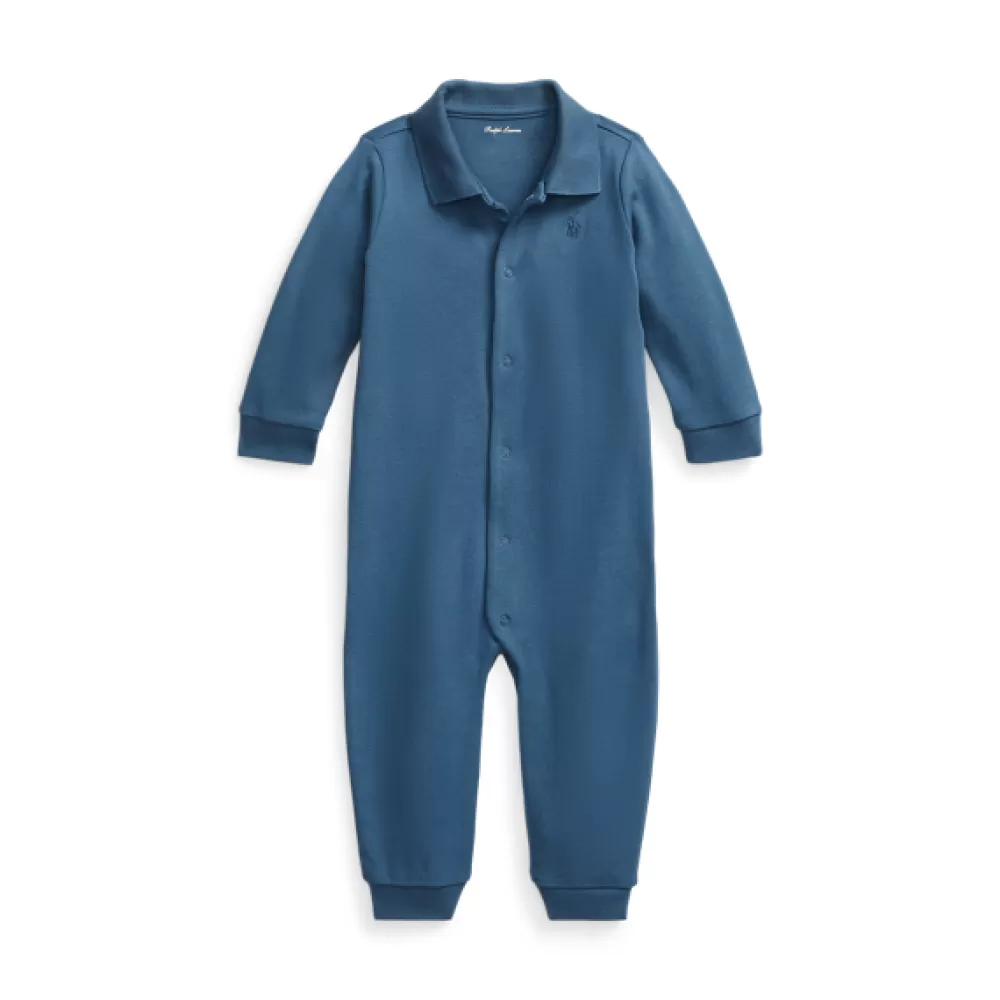 Bodys & Strampler | Grundausstattung Für Neugeborene>Ralph Lauren Bodys & Strampler | Grundausstattung Für Neugeborene Polo-Strampler aus weicher Baumwolle für Baby | ® DE