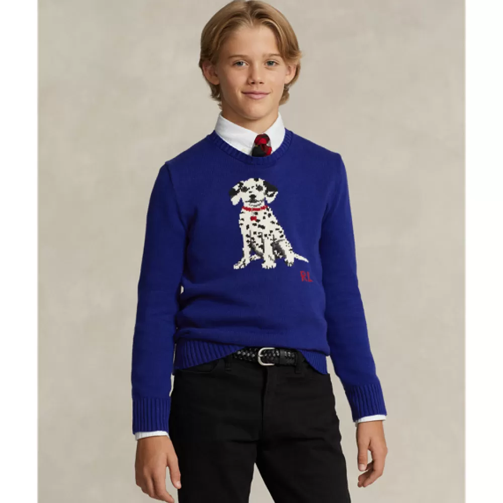 Pullover Und Strickjacken>Ralph Lauren Pullover Und Strickjacken Pullover mit Dalmatiner-Strickintarsie für Children | ® DE