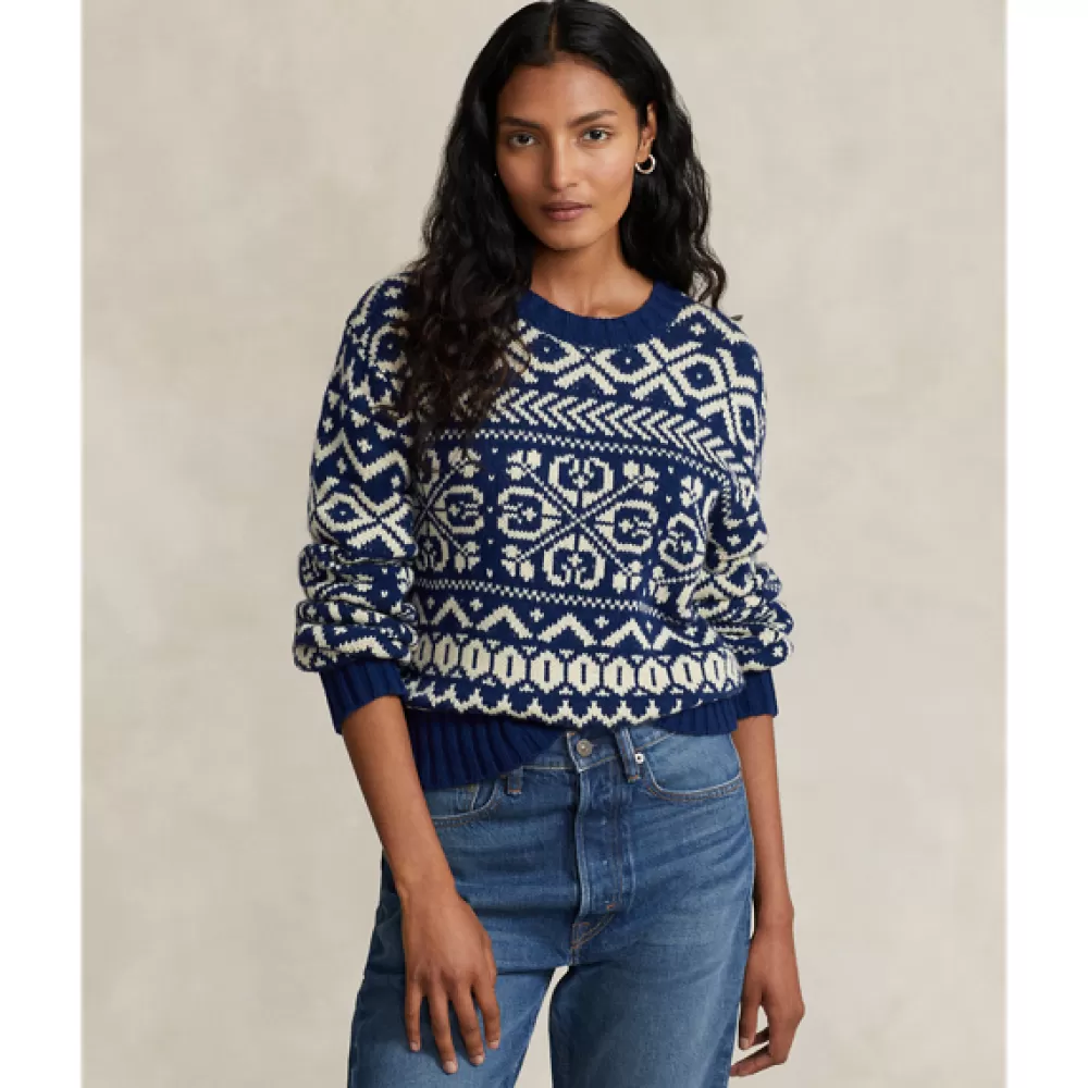 Pullover Und Strickjacken>Ralph Lauren Pullover Und Strickjacken Pullover mit Schneeflockenmotiv für Women | ® DE