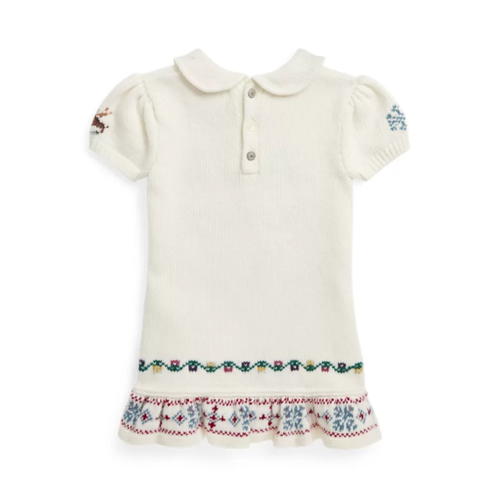 Kleider Und Bodys>Ralph Lauren Kleider Und Bodys Pulloverkleid mit Intarsien für Baby | ® DE