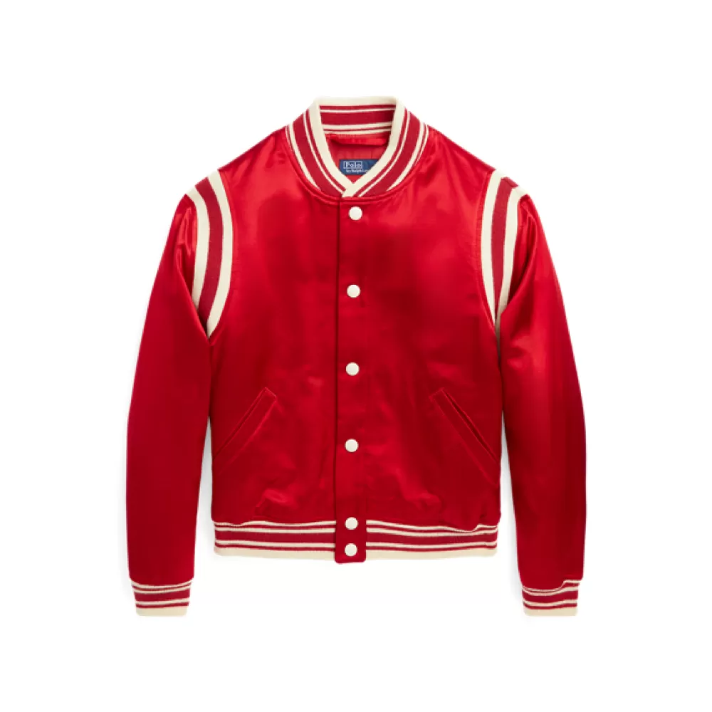 Jacken Und Mäntel>Ralph Lauren Jacken Und Mäntel Rallye-Jacke Polo Ball aus Satin für Children | ® DE