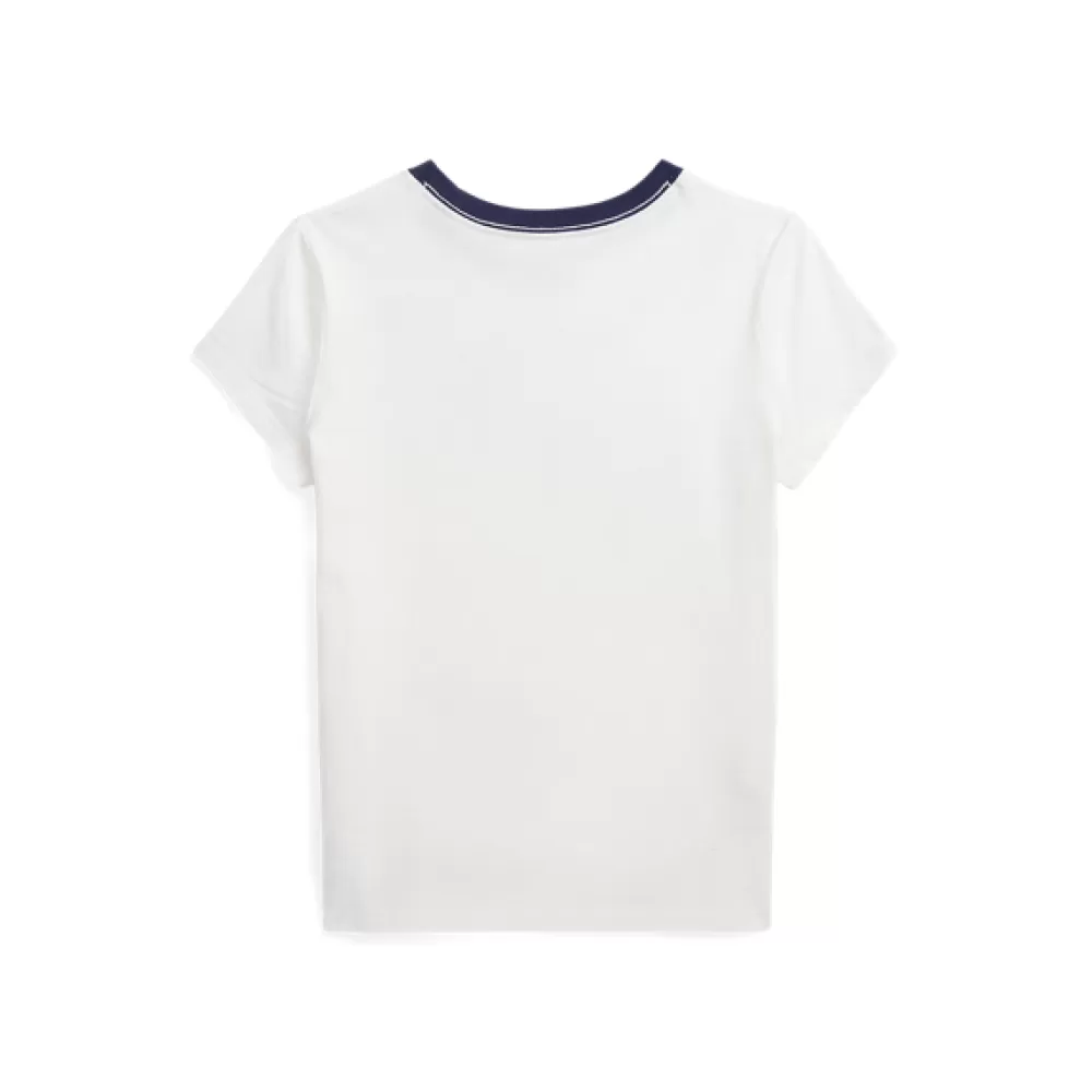 Sportbekleidung>Ralph Lauren Sportbekleidung Ringer-T-Shirt im College-Stil für Children | ® DE