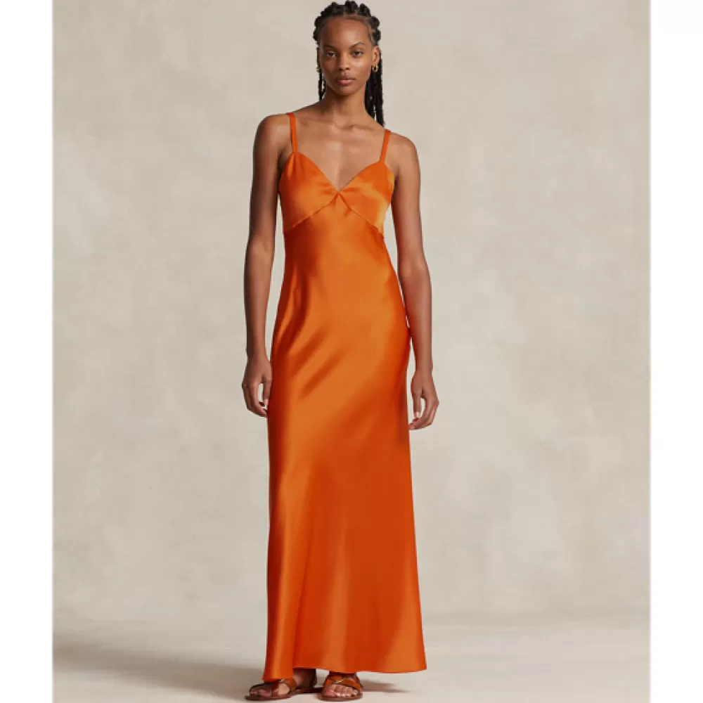 Kleider Und Jumpsuits>Ralph Lauren Kleider Und Jumpsuits Ärmelloses Abendkleid aus Satin für Women | ® DE