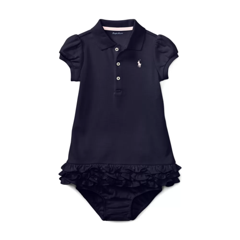 Kleider Und Bodys>Ralph Lauren Kleider Und Bodys Ruffled Polo Dress & Bloomer | DE