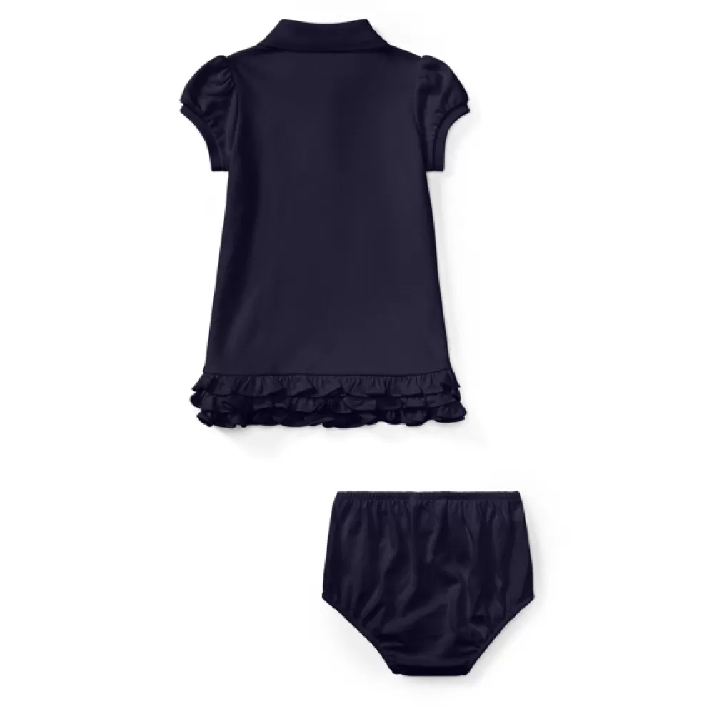 Kleider Und Bodys>Ralph Lauren Kleider Und Bodys Ruffled Polo Dress & Bloomer | DE