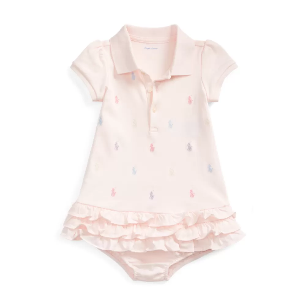 Kleider Und Bodys | Neuheiten>Ralph Lauren Kleider Und Bodys | Neuheiten Ruffled Polo Dress & Bloomer | DE