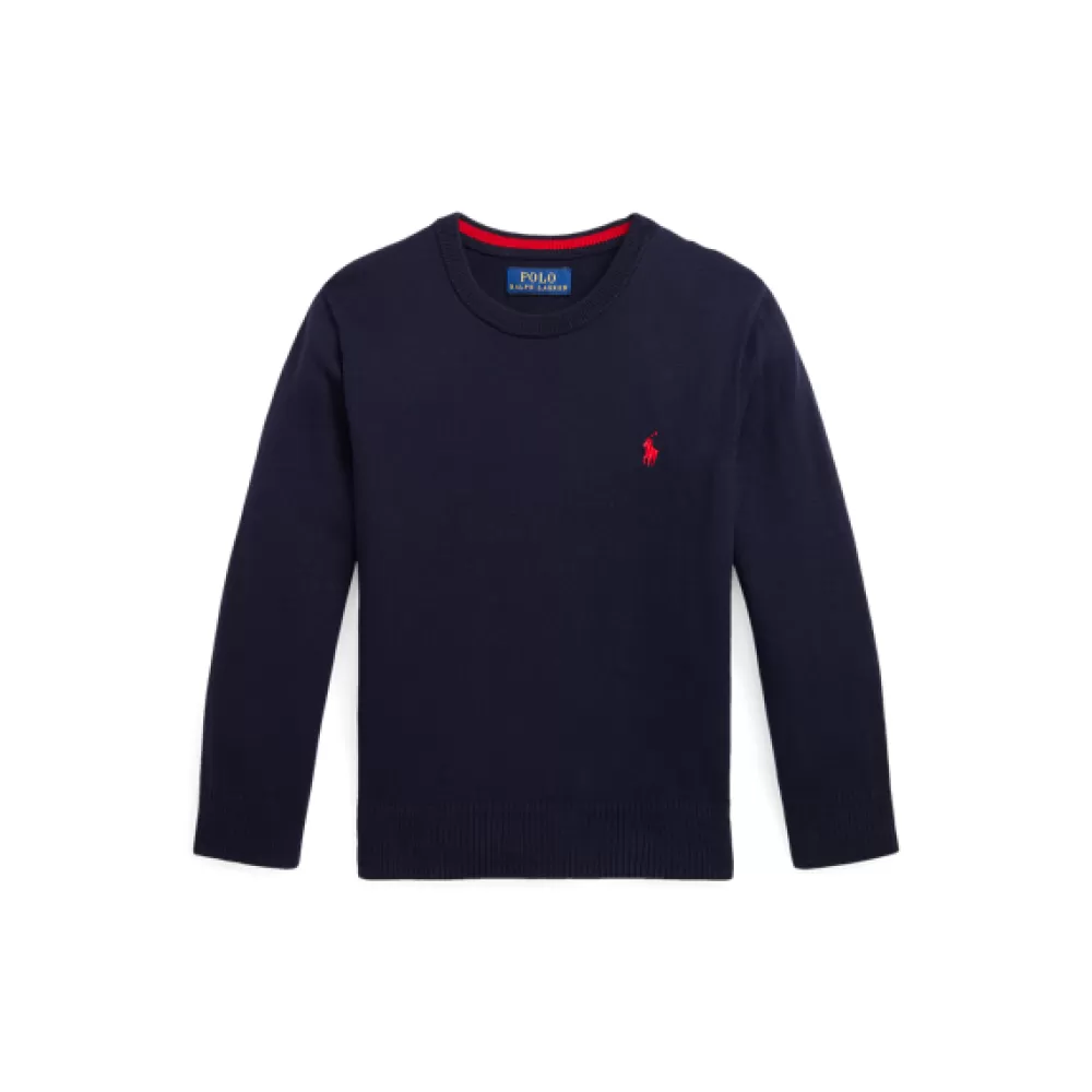 Pullover Und Strickjacken>Ralph Lauren Pullover Und Strickjacken Rundhalspullover aus Baumwolle für Children | ® DE